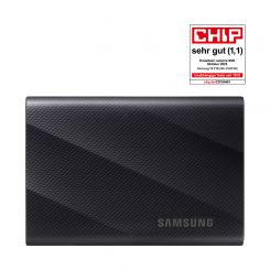 2TB Samsung Portable SSD T9 Schwarz (MU-PG2T0B/EU) - externe SSD für PC/Mac 