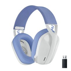 Logitech G435 Off White & Lilac Wireless Headset USB & Bluetooth 