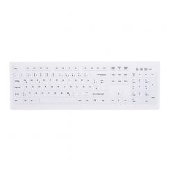 Active Key AK-C8100F desinfizierbare Hygiene-Tastatur, vollversiegelt, weiß 
