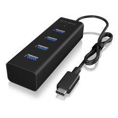 4 Port USB 3.0 HUB Raidsonic ICY BOX IB-HUB1409-C3 