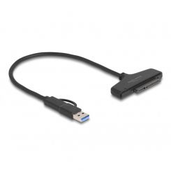 Delock USB zu SATA 6Gb/s Konverter mit USB Type-C oder USB Typ-A Anschluss 