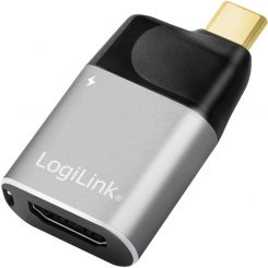 LogiLink USB 3.2 Gen2 Type-C-Adapter - C/M zu HDMI-A+USB-C - 4K@60Hz - PD 