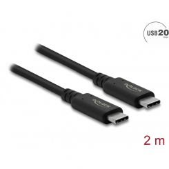 Delock USB4 Typ-C Gen2x2 Kabel 20Gbps 4K60Hz 100W PowerDelivery - 2m 