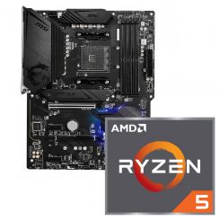 Aufrüstkit AMD Ryzen 5 5600X (6x 3,7GHz) + MSI MPG B550 Gaming Plus Mainboard 