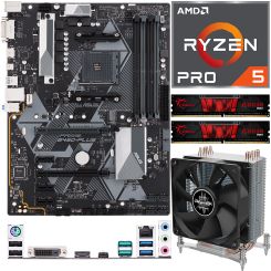 Aufrüstkit AMD Ryzen 5 Pro 4650G (6x 3,6GHz) + 16GB RAM + ASUS Prime B450-Plus Mainboard 