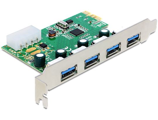 Delock PCI Express Karte > 4 x extern USB 3.0 | ARLT Computer