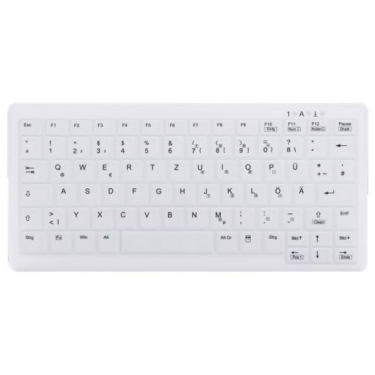 Active Key AK-C4110 Hygiene Tastatur Weiß wischdesinfizierbar 