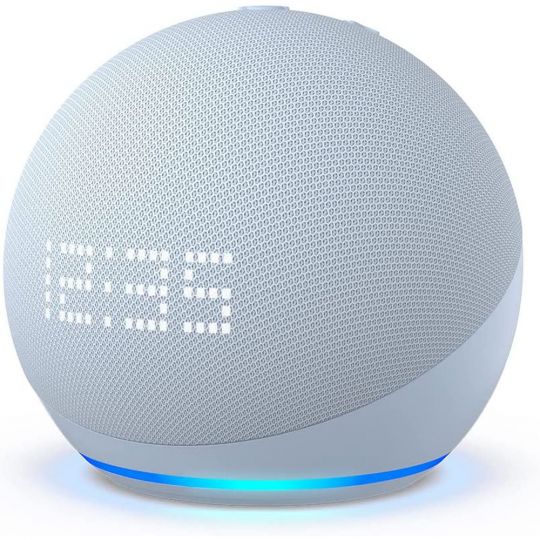 Amazon Echo Dot (5. Gen, 2022) mit Uhr | Smarter Bluetooth Lautsprecher mit  Uhr und Alexa | Graublau | ARLT Computer