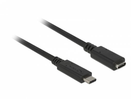 1m USB 3.1 Typ-C Verlängerung Stecker/Buchse 