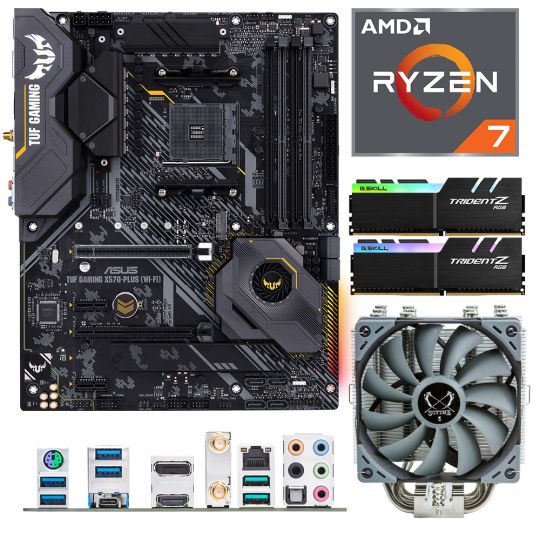 Aufrüstkit AMD Ryzen 7 3700X (8x 3,6GHz) + 16GB RAM + ASUS TUF Gaming  X570-Plus WI-FI Mainboard | ARLT Computer
