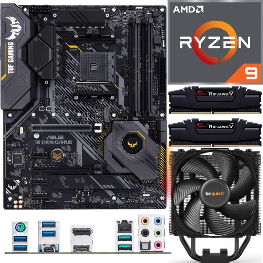 Aufrüstkit AMD Ryzen 9 5900X (12x 3,7GHz) + 16GB RAM + ASUS TUF Gaming  X570-Plus Mainboard | ARLT Computer