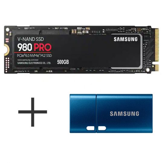 500GB Samsung 980 PRO + 64GB Samsung USB-C Speicherstick | ARLT Computer