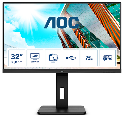 80cm (31.5") AOC U32P2 4K Ultra HD Monitor 