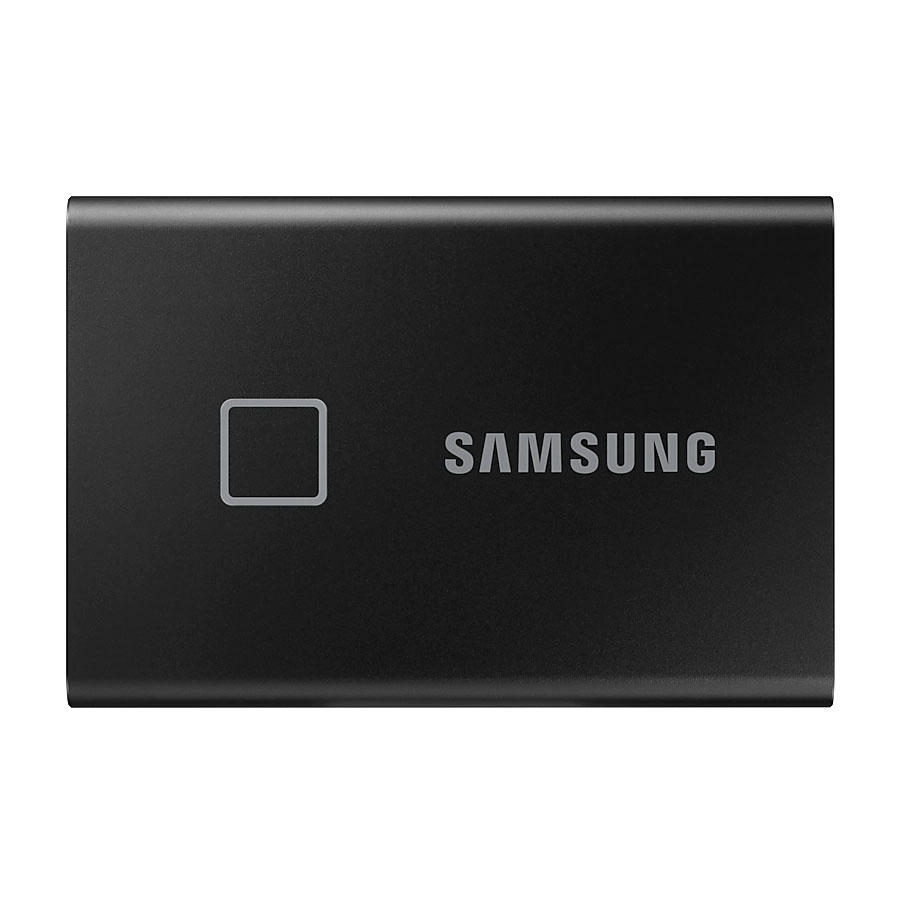 1TB Samsung Portable SSD T7 Touch Schwarz (MU-PC1T0K/WW) - externe SSD für PC/Mac 