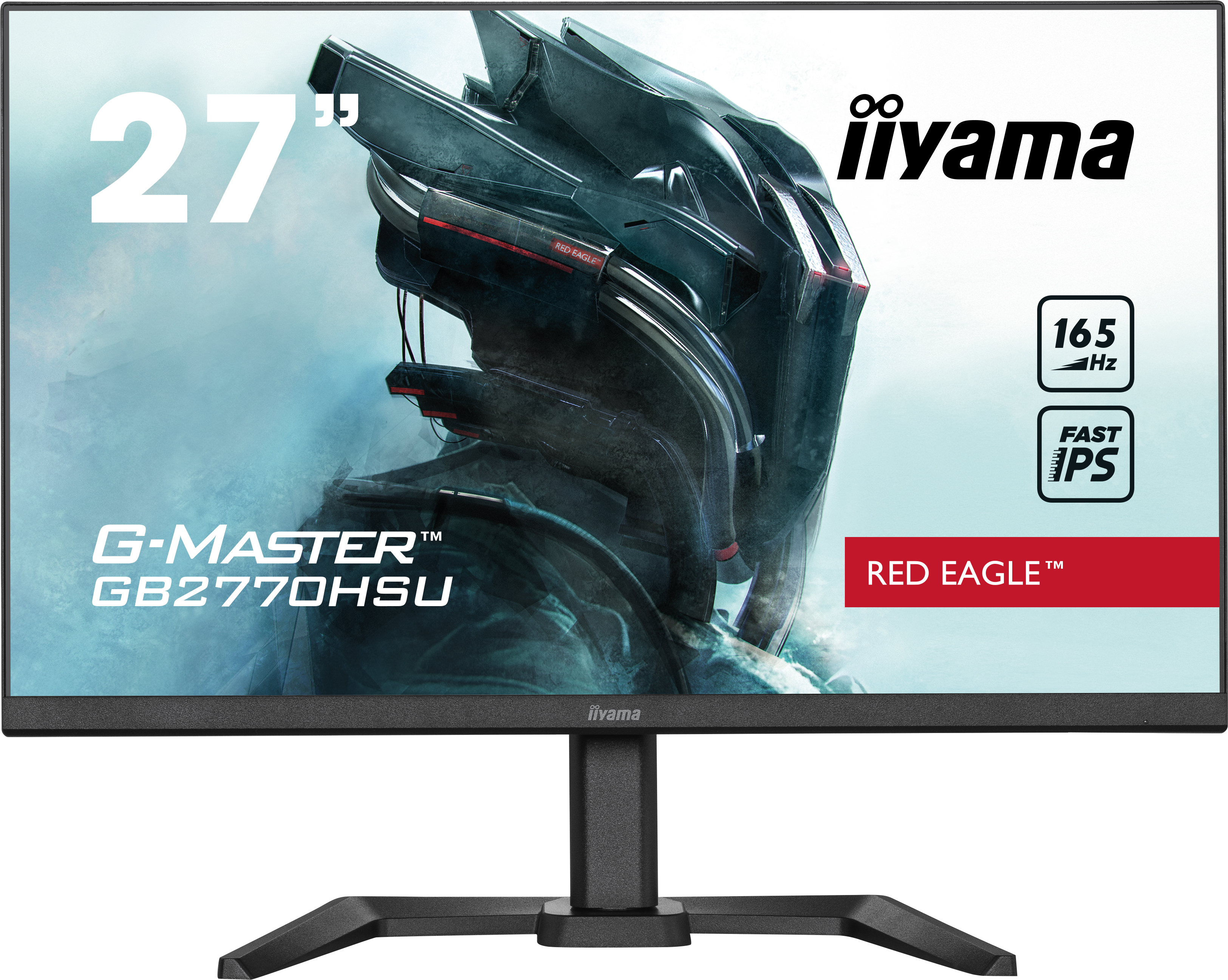 68,60cm (27,0") Iiyama G-Master GB2770HSU-B5 Red Eagle FullHD 165Hz Gaming Monitor 