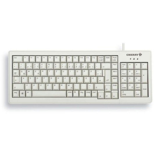 Cherry Compact-Keyboard G84-5200 Tastatur (USB + PS/2) 