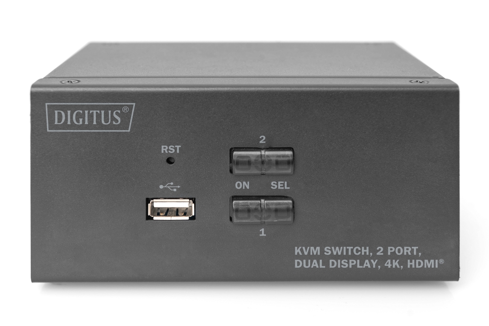 Digitus 2-Port 4K KVM-Switch 