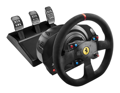 Thrustmaster T300 Ferrari Integral Racing Wheel Alcantara Edition Schwarz  Lenkrad + Pedale Analog / Digital PC, PlayStation 4, Playstation 3 | ARLT  Computer