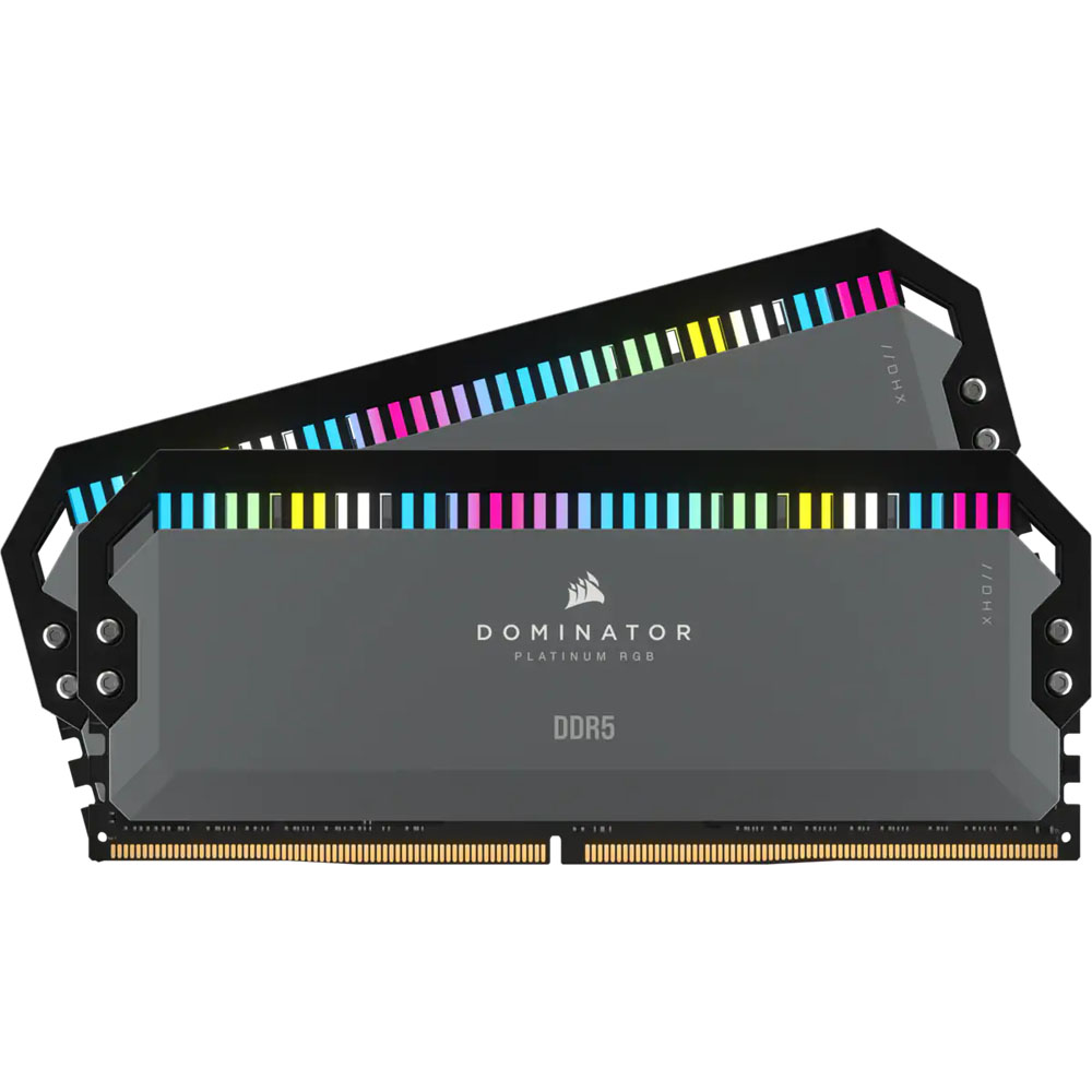64GB Corsair Dominator Platinum RGB grau DDR5 5600 (2x 32GB) 