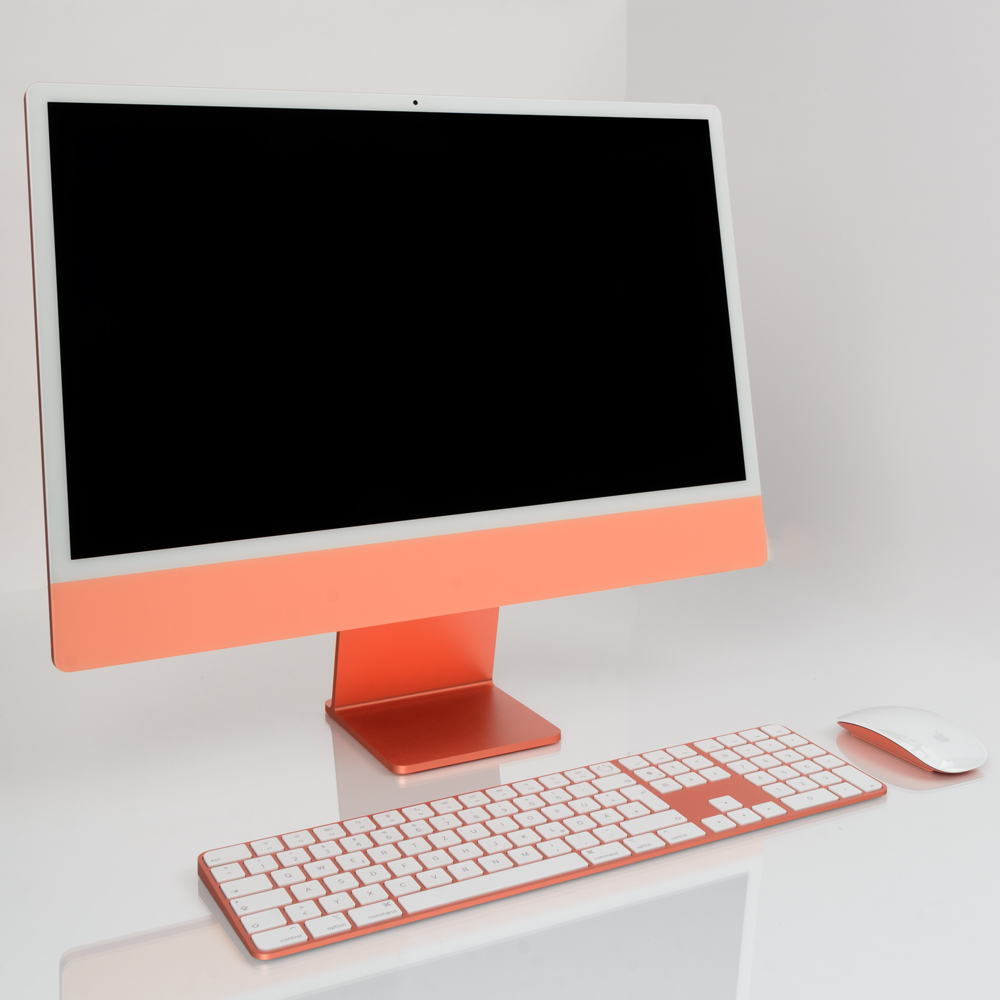 Apple iMac 24 Zoll - 16GB RAM - 512GB SSD in Orange - geprüfte Vorführware 